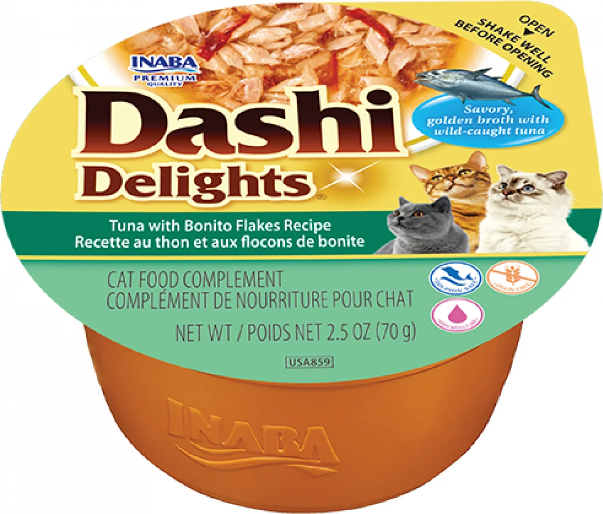Ciao kattensnack Dashi Delights tonijn met bonito 70 g