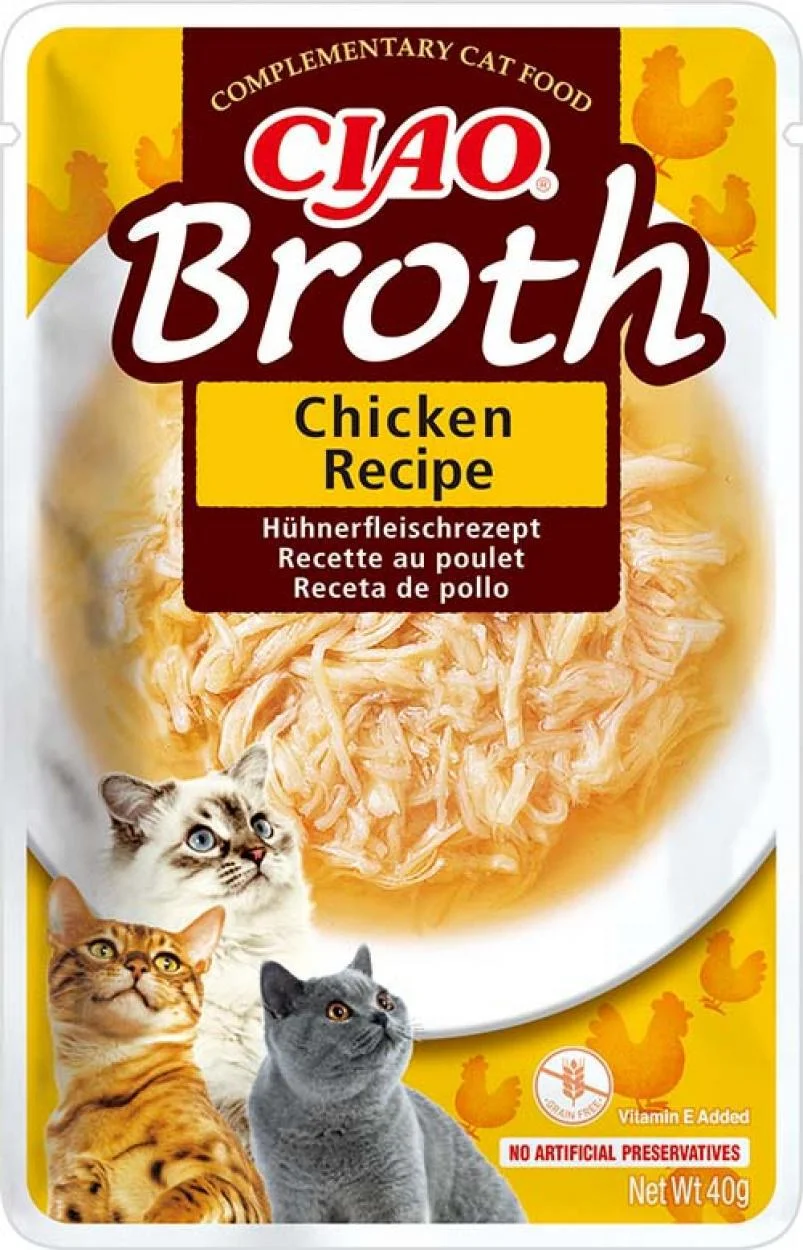 Ciao kattensnack Broth kip 40 g