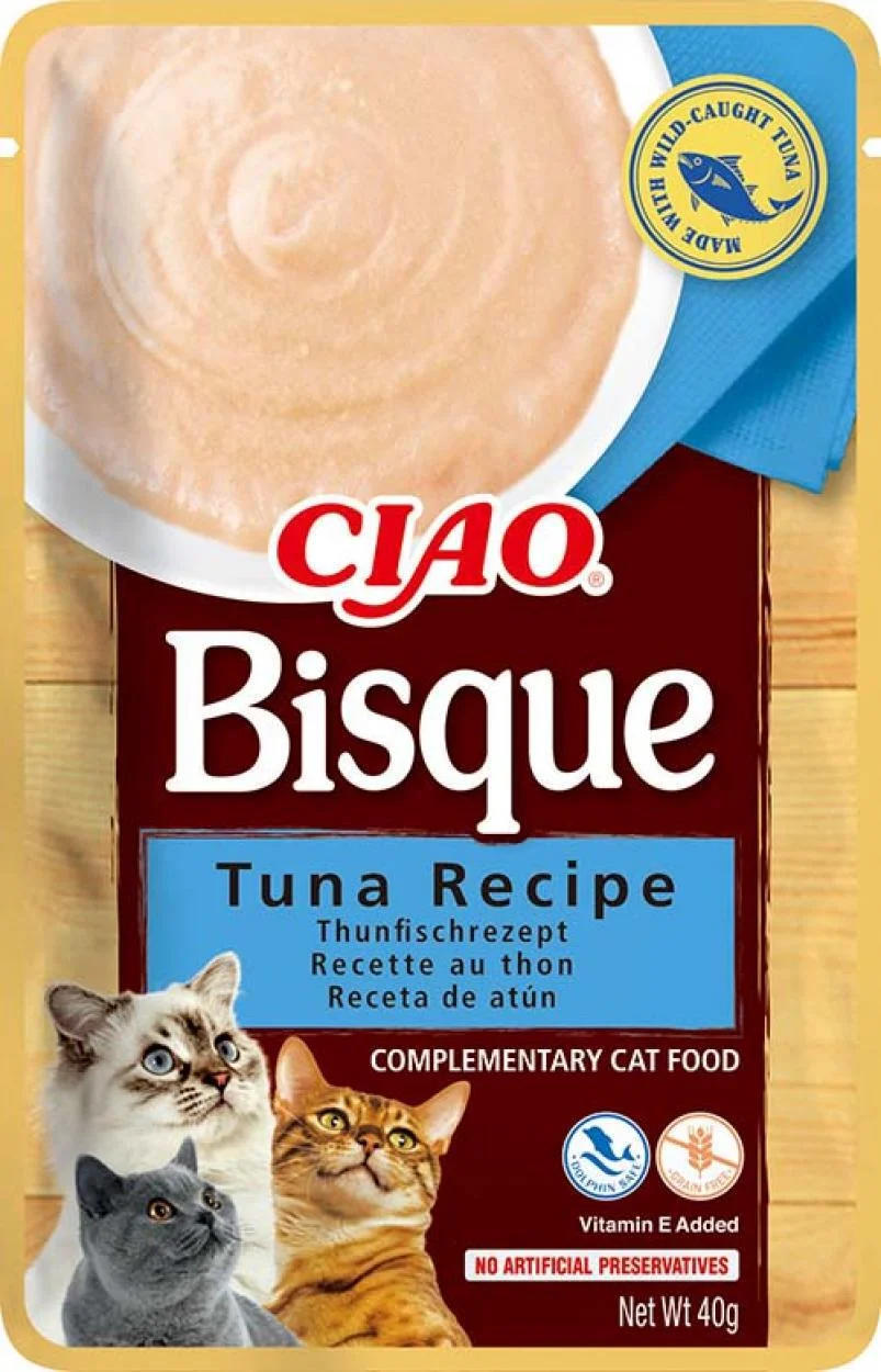 Ciao kattensnack Bisque tonijn 40 g
