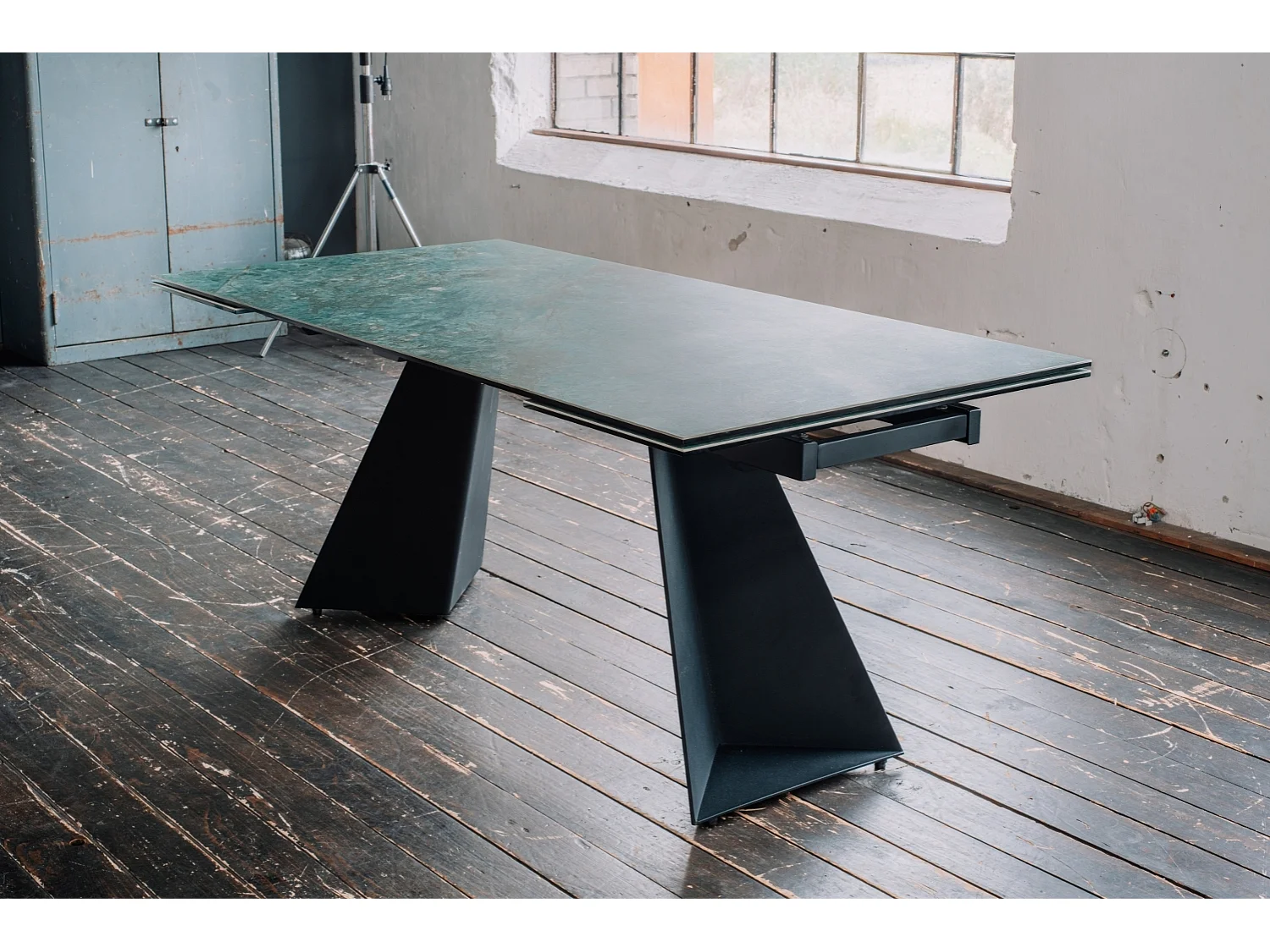 Eettafel - Groen Glas - 200 x 100 cm - LODI