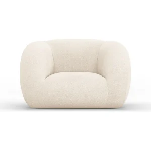 Fauteuil "Essen" Boucle, Beige – 130x95x86cm Fauteuil "Essen" Boucle, Beige – 130x95x86cm