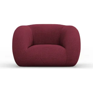 Fauteuil "Essen" Boucle, Bordeaux – 130x95x86cm Fauteuil "Essen" Boucle, Bordeaux – 130x95x86cm