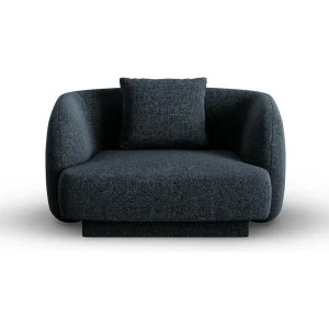 Fauteuil "Tulum" Chenille, Koningsblauw – 103x90x70cm Fauteuil "Tulum" Chenille, Koningsblauw – 103x90x70cm