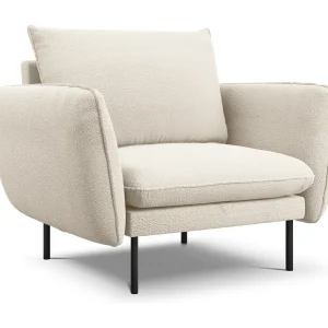 Fauteuil "Vienna" Boucle, Beige – 97x94x95cm Fauteuil "Vienna" Boucle, Beige – 97x94x95cm