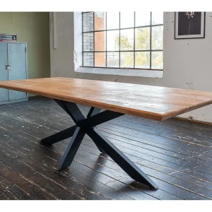 Eettafel – Bruin Hout – 260 x 100 cm – SELVA