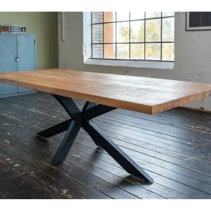 Eettafel – Bruin Hout – 280 x 100 cm – SELVA Eettafel – Bruin Hout – 280 x 100 cm – SELVA