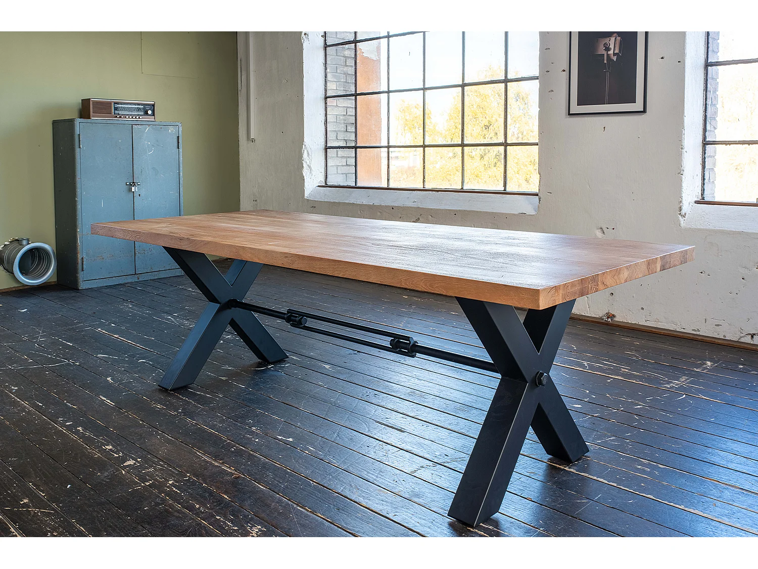 Eettafel - Bruin Hout - 280 x 100 cm - PALO