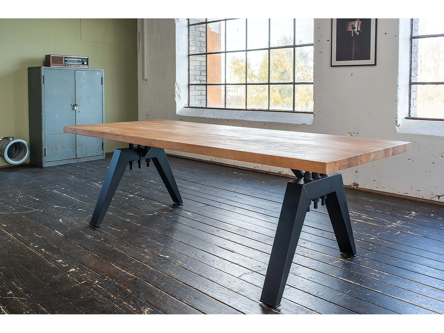 Eettafel - Bruin Hout - 280 x 100 cm - REY