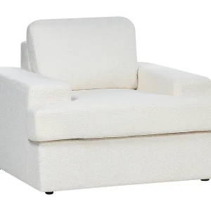 Fauteuil bouclé wit ALLA