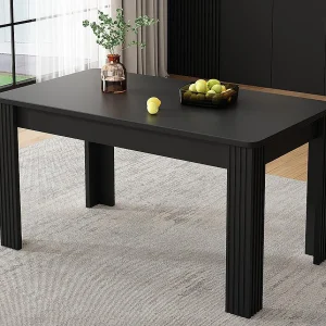 Eettafel met vier poten – moderne stijl – Zwart
