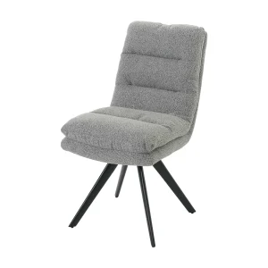 Eetkamerstoel MCW-G66 Bouclé, lichtgrijs Eetkamerstoel MCW-G66 Bouclé, lichtgrijs