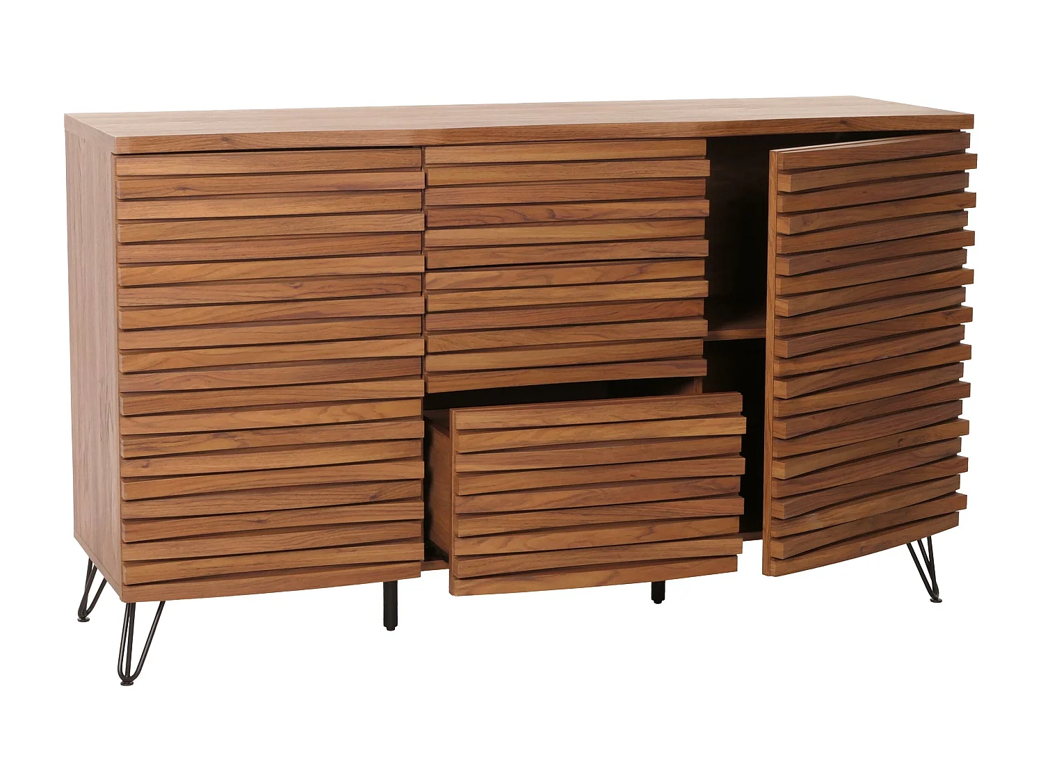 Dressoir MCW-M49, walnoot look