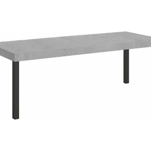 Everyday Premium uitschuifbare tafel 200/304×90 cm beton antraciet poten