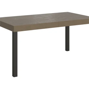 Everyday Premium 160/264×90 cm uitschuifbare tafel in duifgrijs met antraciet poten Everyday Premium 160/264×90 cm uitschuifbare tafel in duifgrijs met antraciet poten