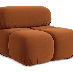 Fauteuil van Terracotta flueel – LOKUA Fauteuil van Terracotta flueel – LOKUA