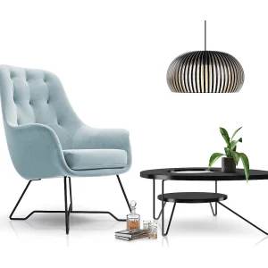 EZO Fauteuil Comfortabele Moderne Designerfauteuil Ergonomische Vulling Stabiele Poten PUR Schuim Comfort Stof 72x83x101cm TURKUUIS EZO Fauteuil Comfortabele Moderne Designerfauteuil Ergonomische Vulling Stabiele Poten PUR Schuim Comfort Stof 72x83x101cm TURKUUIS