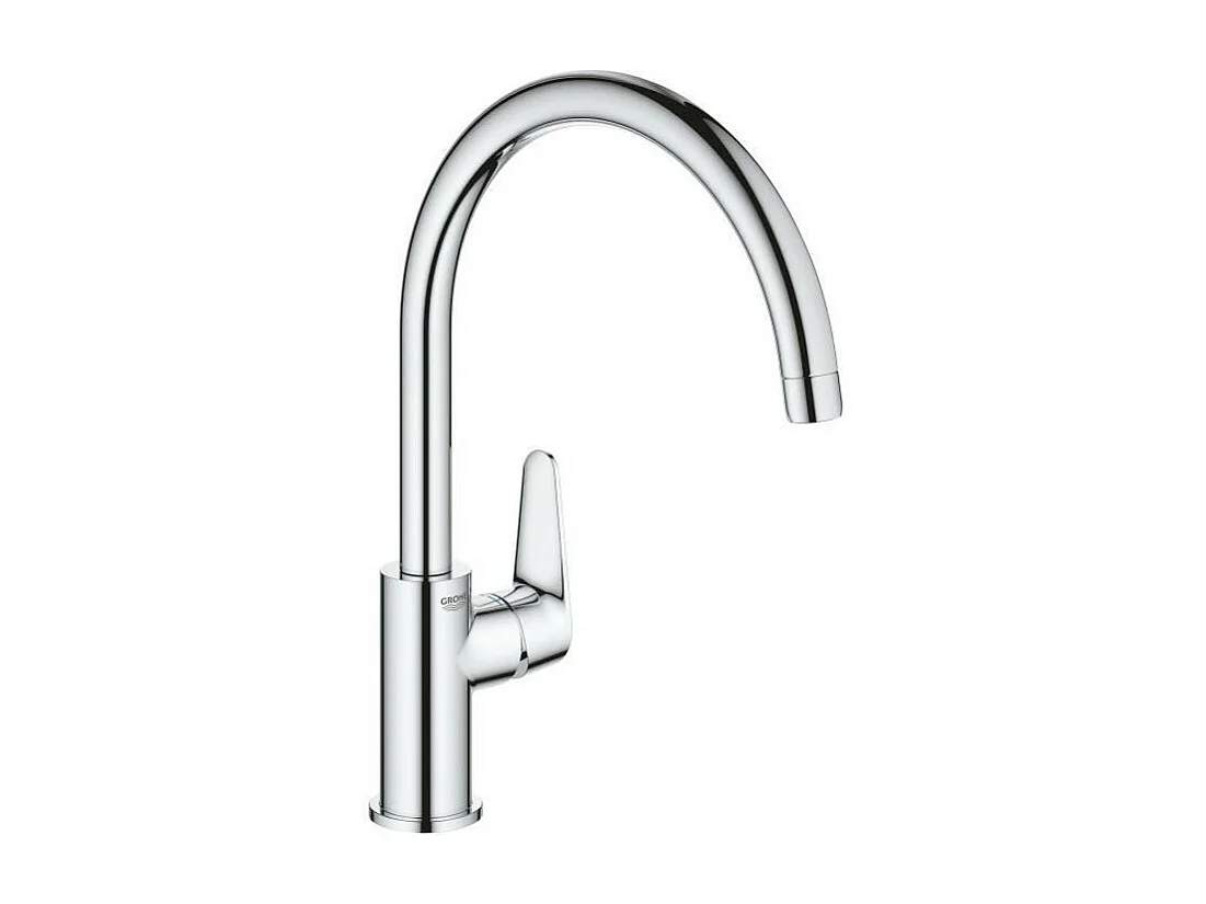 Eengreeps keukenmengkraan GROHE Start Curve Quickfix verchroomd