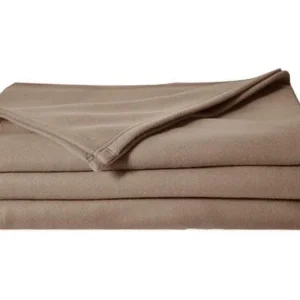 Fleece Deken TAUPE 220×240 cm – Warmte en Zachtheid – Diverse Kleuren Beschikbaar