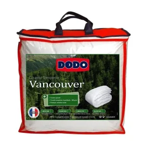 Gematigd dekbed Vancouver – Wit 140×200 cm – Cocooning comfort – Franse fabricage