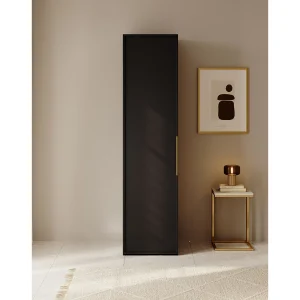 Eendeurskast met planken – 50 cm – zwart – FRAME Eendeurskast met planken – 50 cm – zwart – FRAME