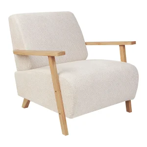 Fauteuil Lichtbeige LESJA