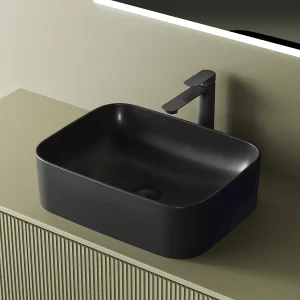EMKE Opzetwastafel – Keramiek – Mat Grijs – 50.5x38x15 cm – Badkamer Wasbak EMKE Opzetwastafel – Keramiek – Mat Grijs – 50.5x38x15 cm – Badkamer Wasbak