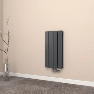 EMKE Radiator – Dubbel-Laags Plat – Mat Zwart – 60×30 cm – 327 W – Kolomradiator Vertical – Verwarming voor Alle Ruimtes EMKE Radiator – Dubbel-Laags Plat – Mat Zwart – 60×30 cm – 327 W – Kolomradiator Vertical – Verwarming voor Alle Ruimtes