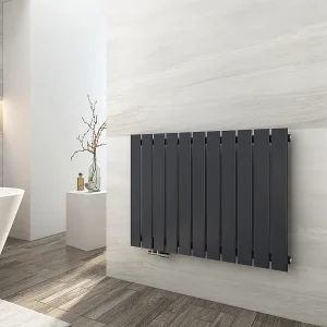 EMKE Radiator – Plat Design – Mat Antraciet – 63×85 cm – 618 W – Kolomradiator Vertical – Verwarming voor Alle Ruimtes