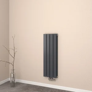 EMKE Radiator – Dubbel-Laags Plat – Mat Zwart – 90×30 cm – 446 W – Kolomradiator Vertical – Verwarming voor Alle Ruimtes EMKE Radiator – Dubbel-Laags Plat – Mat Zwart – 90×30 cm – 446 W – Kolomradiator Vertical – Verwarming voor Alle Ruimtes