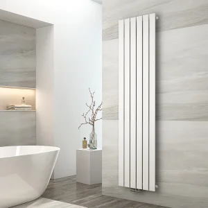 EMKE Radiator – Plat Design – Glanzend Wit – 180×46 cm – 948 W – Kolomradiator Vertical – Verwarming voor Alle Ruimtes