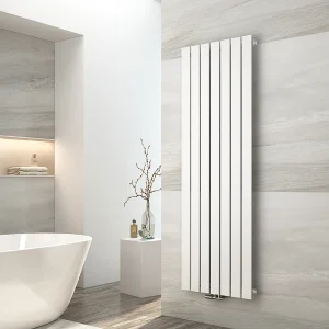 EMKE Radiator – Plat Design – Glanzend Wit – 160×54 cm – 991 W – Kolomradiator Vertical – Verwarming voor Alle Ruimtes