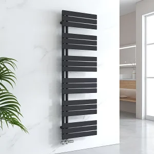 EMKE Handdoekradiator – Plat Design – Mat Zwart – 160×50 cm – Verwarming Badkamer EMKE Handdoekradiator – Plat Design – Mat Zwart – 160×50 cm – Verwarming Badkamer