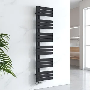 EMKE Handdoekradiator – Plat Design – Mat Zwart – 160×40 cm – Verwarming Badkamer EMKE Handdoekradiator – Plat Design – Mat Zwart – 160×40 cm – Verwarming Badkamer