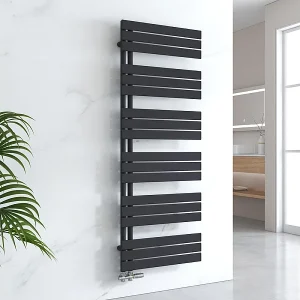 EMKE Handdoekradiator – Plat Design – Mat Zwart – 160×60 cm – Verwarming Badkamer EMKE Handdoekradiator – Plat Design – Mat Zwart – 160×60 cm – Verwarming Badkamer