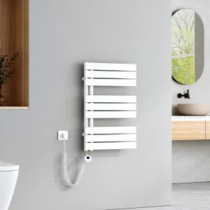EMKE Elektrische Handdoekradiator – Glanzend Wit – 76×50 cm – 400W – Badkamer Radiator EMKE Elektrische Handdoekradiator – Glanzend Wit – 76×50 cm – 400W – Badkamer Radiator