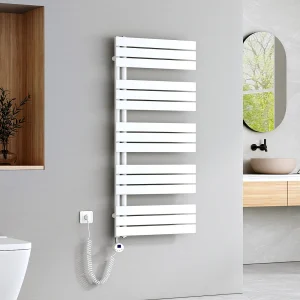 EMKE Elektrische Handdoekradiator – Glanzend Wit – 132×60 cm – 800W – Badkamer Radiator EMKE Elektrische Handdoekradiator – Glanzend Wit – 132×60 cm – 800W – Badkamer Radiator
