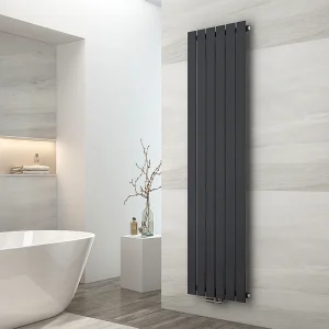 EMKE Radiator – Plat Design – Mat Antraciet – 160×46 cm – 850 W – Kolomradiator Vertical – Verwarming voor Alle Ruimtes