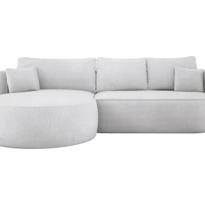 FIORE hoekbank met automatische opening, ligvlak, links 284x183x82 cm, wit FIORE hoekbank met automatische opening, ligvlak, links 284x183x82 cm, wit