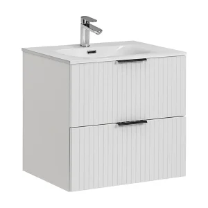 Enkele wastafel 60cm Adriel Wit Enkele wastafel 60cm Adriel Wit