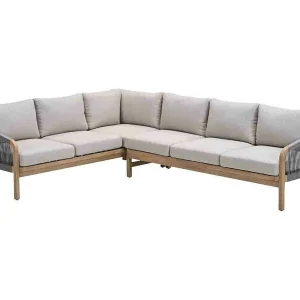 Garden Impressions Alora lounge dining set 2-delig links – grey sand Garden Impressions Alora lounge dining set 2-delig links – grey sand