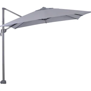 Garden Impressions Zweefparasol Hawaii S 250×250 – donker grijs – licht grijs