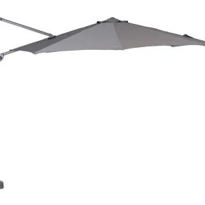 Garden Impressions Zweefparasol Hawaii S Ø300 – donker grijs – licht grijs