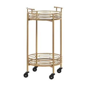 Dranktrolley gespiegeld/goud FARLEY Dranktrolley gespiegeld/goud FARLEY