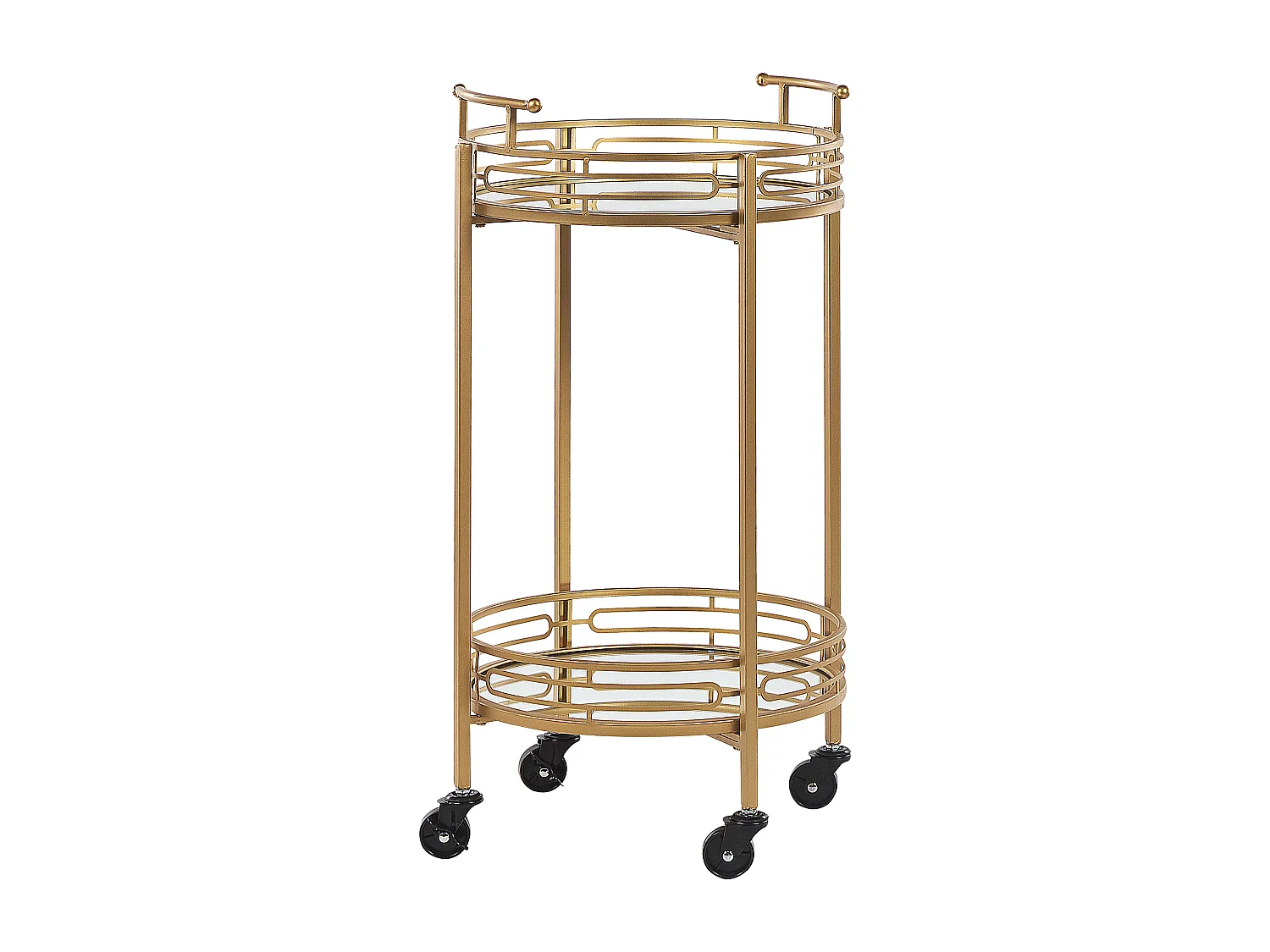 Dranktrolley gespiegeld/goud FARLEY