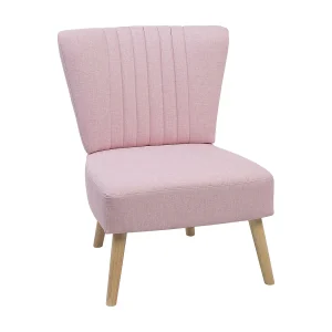 Fauteuil VAASA Stof Roze Fauteuil VAASA Stof Roze