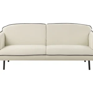 Driezitsbank stof lichtbeige TONSBERG