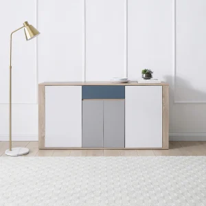 Buffetkast met 4 deurtjes en 1 lade – Verschillende kleuren – FILUTIA Buffetkast met 4 deurtjes en 1 lade – Verschillende kleuren – FILUTIA