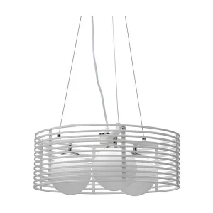 Gabbia Suspension en métal blanc Gabbia Suspension en métal blanc