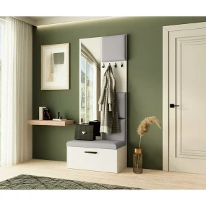 GARDEROBE Margaret III 81/203/43 met gestoffeerde panelen GARDEROBE Margaret III 81/203/43 met gestoffeerde panelen