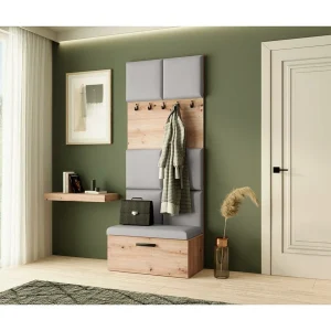 GARDEROBE Margaret I 81/203/43 met gestoffeerde panelen GARDEROBE Margaret I 81/203/43 met gestoffeerde panelen